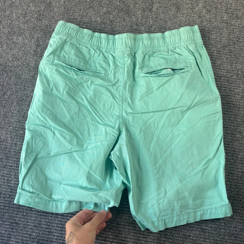 Urban Pipeline Mens Small Mint Green Pull On Elastic Waist Chino Shorts 4512